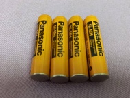 Panasonic NiMH Rechargeable AAA Battery, 550mAh, 1.2V 充電池 Panasonic室內無線電話用 4pcs
