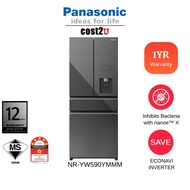 [Seller Delivery] Panasonic 583L PRIME+ Edition Premium 4-Door Refrigerator NR-YW590YMMM Fridge Peti