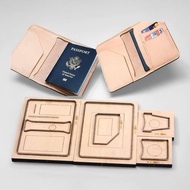 Leather Craft Cutting Die Passport Cover Template Metal Blade Cutter DIY Leatherworking Tool for Pre