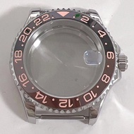 40MM Stainless Steel Watch Case Magnifier Glass Watch Modified Steel Case for NH35A/NH36A/4R36/7S Mo