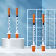 Dry Ze Wholesale Hand Push Type Syringe Disposable 1ml Plastic Syringe 0.5ml Straight Mouth Syringe 