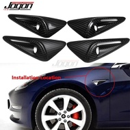 JOGON Carbon For Tesla Model X 2023 HW4.0 Side Camera Protective Cover Wing Fender Protection Sticke