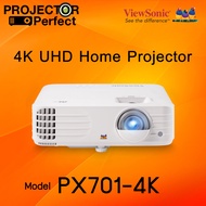 ViewSonic PX701-4K Home Projector (3,200 Ansi Lumens/4K UHD) เครื่องฉายภาพโปรเจคเตอร์สำหรับดูหนัง วิวโซนิค รุ่น PX701-4K รับประกันตัวเครื่อง 3 ปี ออกใบกำกับภาษีได้