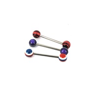 Dparis random tongue piercing earrings