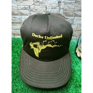 Hat Cap vintage USA Camo Traker DUCK UNLIMITED