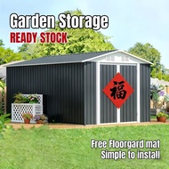 Ready Stock Outdoor Garden Storage Backyard Storage Large Setor Laman Besar Outdoor Garden Shed Cabi