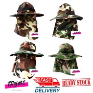 Anti-UV Soldier Hat Hot Field Work Hat Face Cover Army Hat Full Face Hat Soldier Hat Memanci Hat UV 