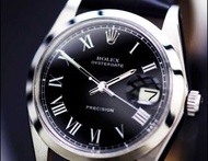 ROLEX 勞力士 PRECISION 6694 Oysterdate Precision 黑色羅馬錶盤 男士手動上鍊 34mm