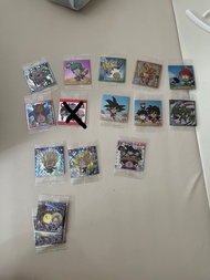 龍珠 威化 餅貼 威化餅 貼紙 閃卡