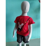 Bunny love suit and shorts