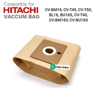 High Quality Replacement Hitachi Vaccum Bag Dust bag Suitable For CV-BM16 CV-T45 CV-T50 BL16 BU16S C