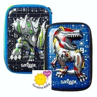 Smiggle Pencil Case Illusion Triple Hardtop Dinosaur - Original Smiggle Dinosaur Pencil Case