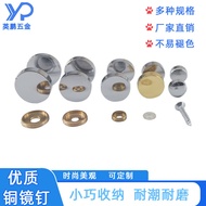 Pure Copper Mirror Nails Copper Mirror Nails Golden Decorative Mirror Nails Screws Decorative Nails 