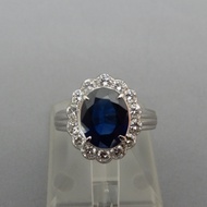 (160) Direct from Japan sapphire ring 2.65ct diamond high-end atmosphere