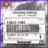 ▧ ✉ Kawasaki BARAKO Air filter Element / Air Cleaner Foam (11013-1303) (KAWASAKI GENUINE PARTS)