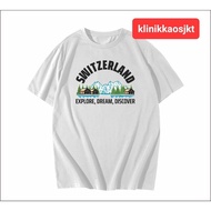 SWITZERLAND SWISS SOUVENIR T-SHIRT WITHOUT LABEL FOR SOUVENIRS - SWITZERLAND SWISS SOUVENIR TSHIRT M