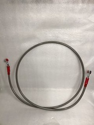 電單車改a裝k配件刹車上泵碟刹油管電單車制動通用鋼v喉刹車油管