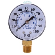 SHFY Water Well Pump Lower Mount Pressure Gauge 0 to 100 PSI 1 4NPT 0-7 Bar