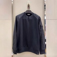 1RCH Moncle * Autumn Round Neck Badge Patch Pocket Stitching Sweatshirt Men Women Same Style Fashion