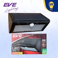 EVE โคมไฟติดผนัง โซล่าเซลล์ LED แสงวอร์มไวท์ โคมไฟโซล่าเซลล์ Solar Light