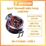 Cool Clam CX07, CX08, CX08 Pro - Phone Cooling Fan - LED Gaming, Magnetic Suction - 1 for 1 exchange