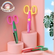 Colorfulshop paper cutting scissors for unique wavy styling - 1 pc