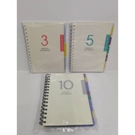 Masterprint A5 Wire-O Subject Notebook