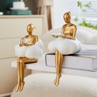 Cloud Girl Living Room Car Mounted Desktop Character Ornament Ballet Dance Studio Decoration