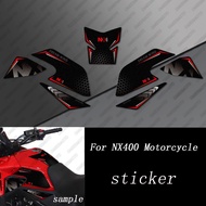 For HONDA NX400 NX 400 3M Motorcycle Accessories Tank Pad Protector Frosting Sticker Decals
