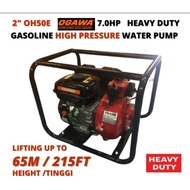 Ogawa 7HP Gasoline Engine 2" High Pressure Water Pump