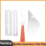 Stainless Steel Guitar Fret File+Fret Rocker Level+Fingerboard Protector Guitar Luthier Tool