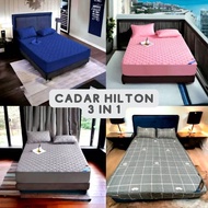 Cadar Hilton 3 in 1 Bedsheet Set with 2 Pillow Cases
