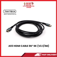 A03 HDMI CABLE 8K*4K (V2.1/3M)