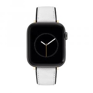 NineWest - NW1002GPWT42 時尚人造皮革錶帶適用於 Apple Watch® (白色/黑色/金色) (42/44/45/Ultra/Ultra 2)
