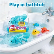 Pets Alive Swimming Axolotl Teal Robotic Pet Figure Electronic Aquatic Toy Water Play for Boys Girls