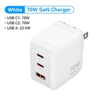 Vention 70W GaN Charger PD USB C Charger USB 3 ports Adapter Charger QC4.0 Type C Fast Charger US Pl