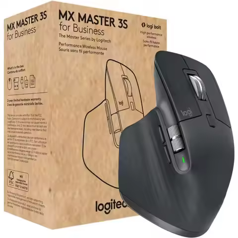 Logitech MX Master 3S Wireless Bluetooth Mouse High End Cross Screen Laptop Fro Business