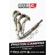 OBX Racing Stainless Steel Extractor 421 Proton Campro Non CPS Persona VVT Saga VVT