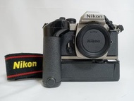 Nikon FM2/T+MF-12+MD-12 鈦機身單眼底片相機