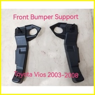 ▧ ✉ ◫ Front Bumper Bracket Front Bumper Retainer Front Bumper Support Near Fender Toyota Vios 2003-