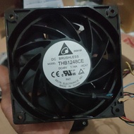High speed fan DC 48V 12x12cm aluminum body