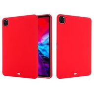 全城熱賣 - 純色液態硅膠全包防摔平板保護殼 適用於iPad Pro 11 2018 / 2020（紅色）