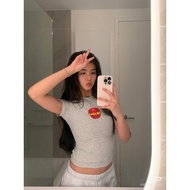 [SR-STUDIO] skims 2026 Slim Apple T-Shirt Stretch Female LBL8