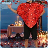 [mojotorw7] Heart Costume Carnival Heart-Shaped Adult Costume Valentine's Day Outfits Polyester Comf