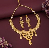 READY STOCK 1 GRAM GOLD PLATED NECKLACE