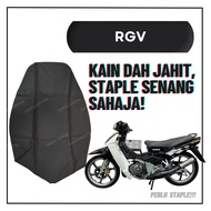 SUZUKI RGV 120 SEAT COVER - RGV 120 KAIN SEAT MOTOR SARUNG KUSYEN KULIT TEMPAT DUDUK SEAT NETT SEAT 