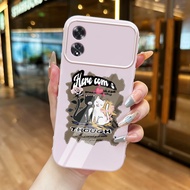 Casing hp for OPPO A60 4G Cat Case YANG again open love Anti Drop Silicone Case Cesing Large Frame L