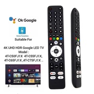 Remote Control SH V10 for 2026 New Model 4K Ultra HD HDR LED TV (Model: 4T C65FH320X)