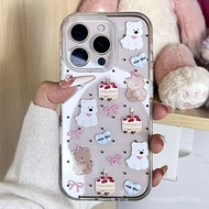 Suitable for West Highland Cake Bear iPhone Phone Case Applies iPhone 16 Pro Max/15/14 Pro Max/13 Pr