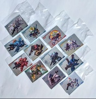 現貨不用等 淨貼紙  一套全齊12款 全新未開封  Superior define SD GUNDAM 盲盒wing B3 Gouf GM 雙龍 GOD TRG 精太 戰蟹 大魔 GP03 AGXO4